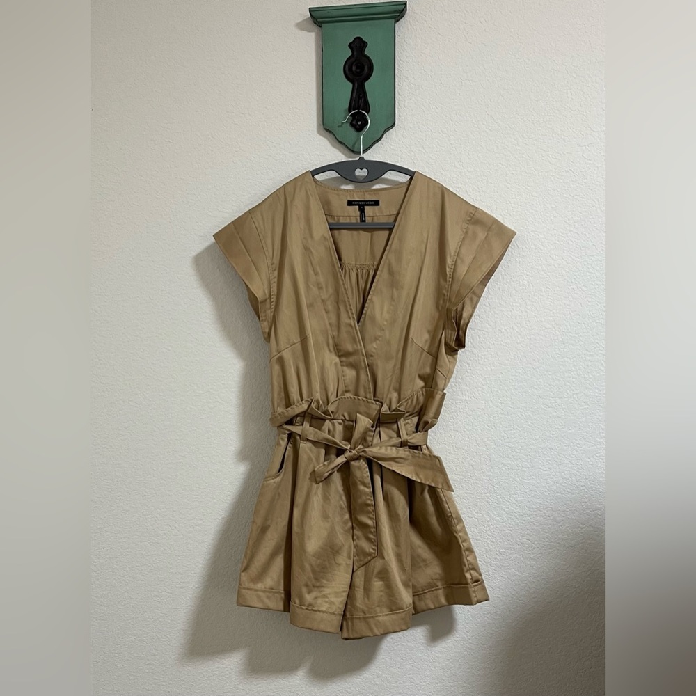 Marissa Webb DIXON PAPER BAG SATEEN ROMPER